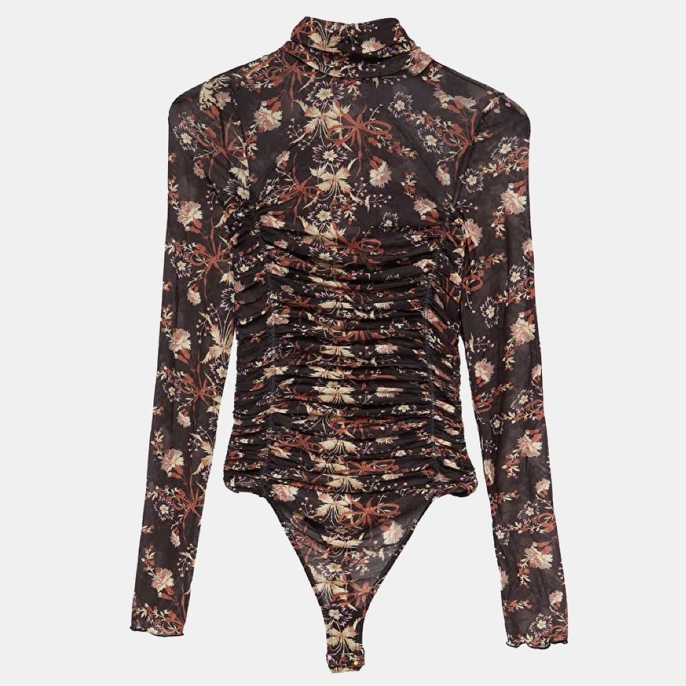 Free People Under It All Floral Bodysuit